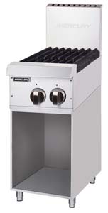 Mercury MHN-12-F Gas Cooktop 2 Open Burners Cabinet Base