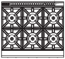Blue Seal G506D Gas Static Oven 6 Burner Range
