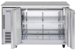 Panasonic SUR-1261HP 2 Door Slimline Under Bench Fridge