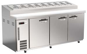 Panasonic SUR-1871HPZ Pizza/Salad Prep Preparation Fridge