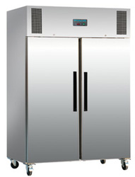 Polar DL895 2 Door SS Cabinet 1200L Fridge