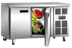 Polar G596-A 2 Door SS Counter Refrigerator