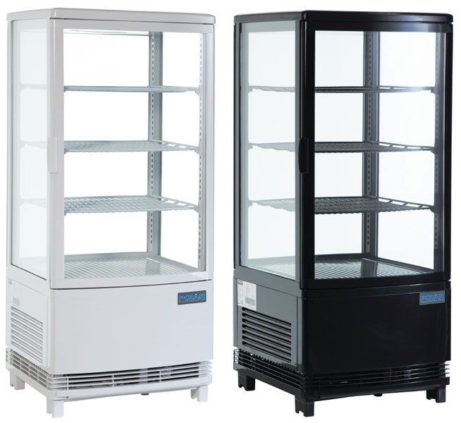 Polar CB507-A 86L Curved Glass Chilled Display Cabinet