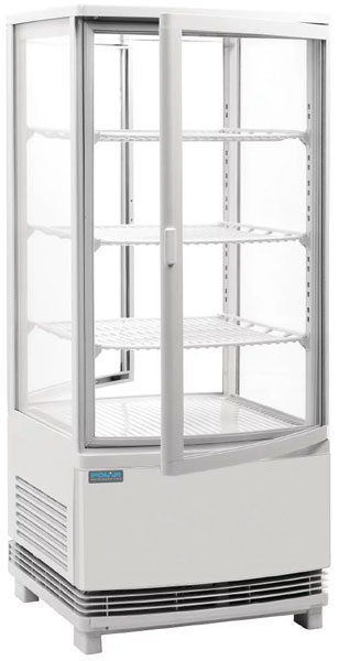 Polar CB507-A 86L Curved Glass Chilled Display Cabinet