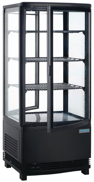 Polar CB507-A 86L Curved Glass Chilled Display Cabinet