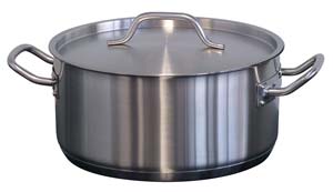 Forje CL5 5.0 Litre Low SS Casserole Pot with Lid