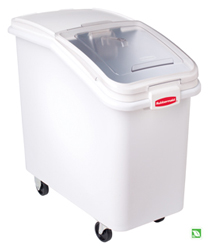 Rubbermaid 3602 ProSave Mobile Ingredient Bin - FG360288WHT