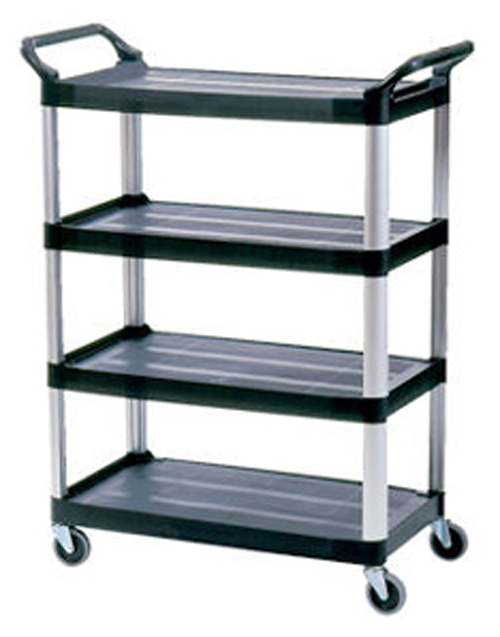 Rubbermaid 4096 Xtra 4 Shelf Cart - FG409600BLA