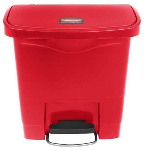 Rubbermaid 15L Slim Jim Resin Front Step-on Containers - 1883554