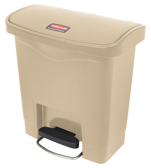 Rubbermaid 15L Slim Jim Resin Front Step-on Containers - 1883554