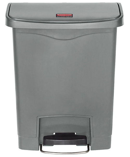 Rubbermaid 30L Slim Jim Resin Front Step-on Containers - 1883609