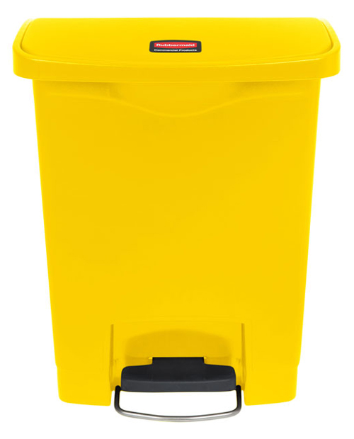 Rubbermaid 30L Slim Jim Resin Front Step-on Containers - 1883609
