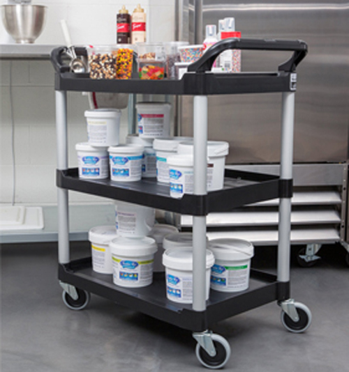 Rubbermaid 3424 Service Cart - FG342488BLA