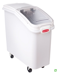 Rubbermaid 3600 ProSave Mobile Ingredient Bin - FG360088WHT