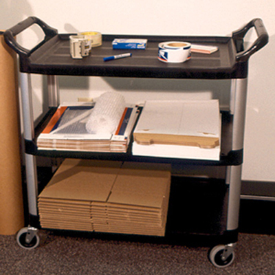 Rubbermaid 4091 Xtra Utility Cart - FG409100BLA