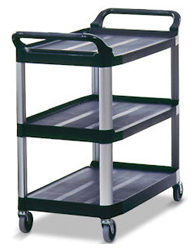 Rubbermaid 4091 Xtra Utility Cart - FG409100BLA