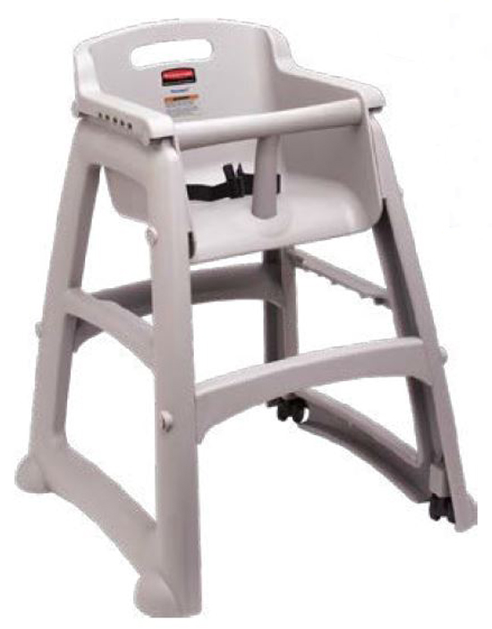 Rubbermaid 7814 Toddler High Chair - FG781408PLAT
