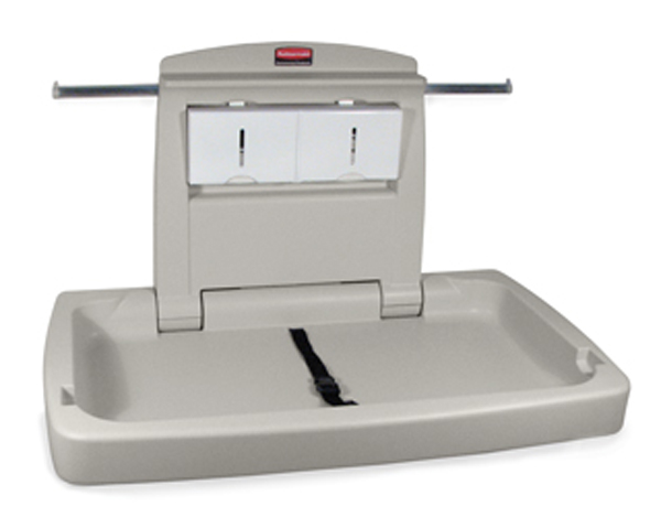 Rubbermaid 7818 Horizontal Baby Change Station - FG781888LPLAT