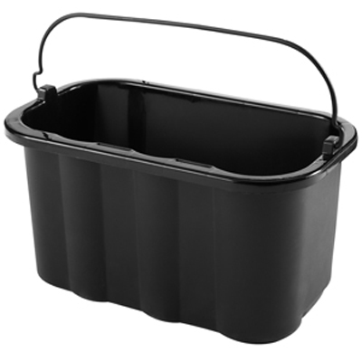 Rubbermaid 9T76 Compact Housekeeping Cart - FG9T7800BLA