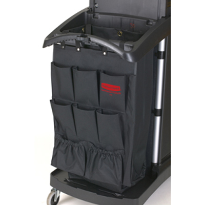 Rubbermaid 9T76 Compact Housekeeping Cart - FG9T7800BLA