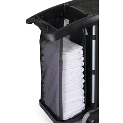 Rubbermaid 9T76 Compact Housekeeping Cart - FG9T7800BLA