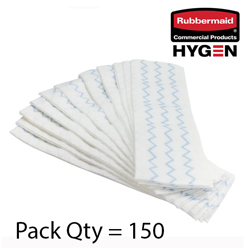 Rubbermaid Hygen Pack of 150 Disposable Mop Pads