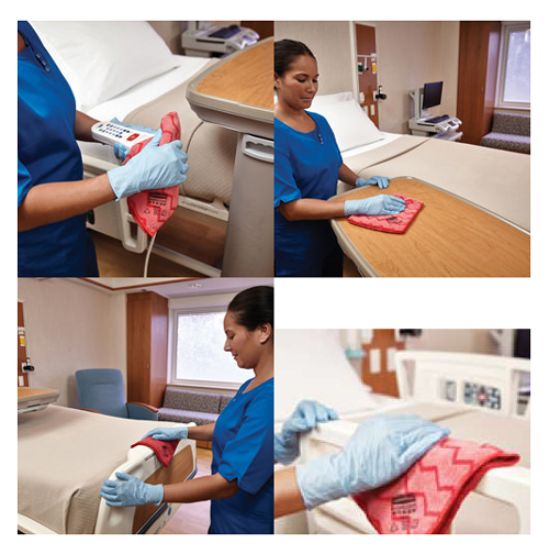 Rubbermaid HYGEN Microfibre Cloths 12 Pack