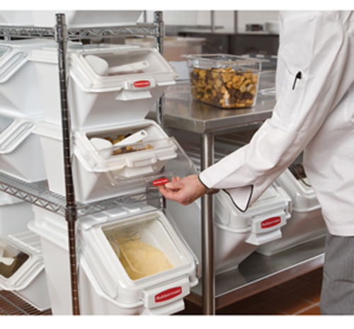 Rubbermaid 9G60 ProSave Shelf Ingredient Bin - FG9G6000WHT