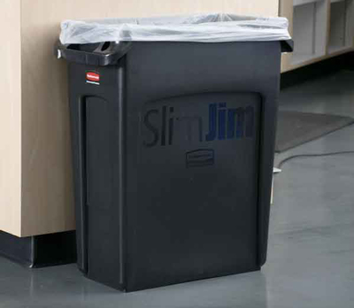 Rubbermaid Slim Jim 60 Ltr Waste Container - 1971258