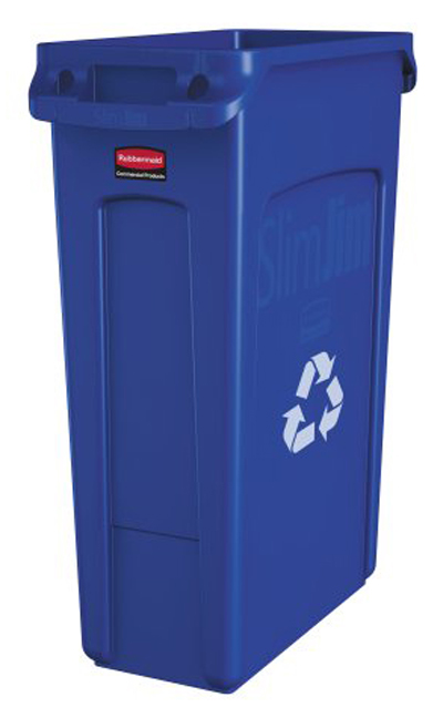 Rubbermaid Slim Jim 87 Ltr Waste Container - FG354060GRAY