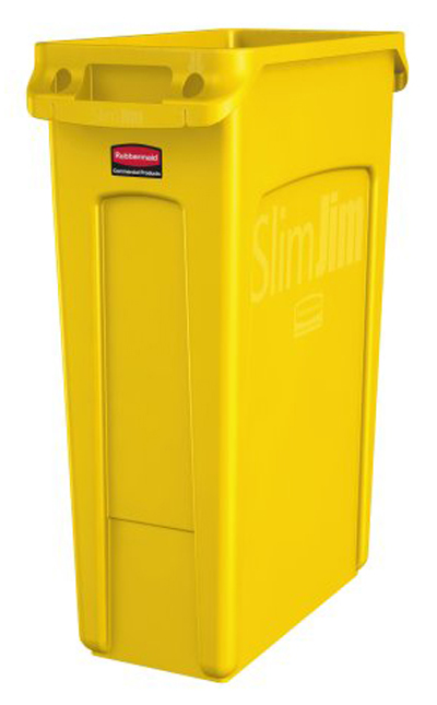 Rubbermaid Slim Jim 87 Ltr Waste Container - FG354060GRAY