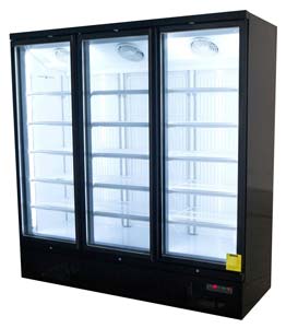 Saltas NDA1875 Triple Door Display Fridge