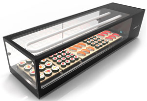Sayl SDS1320 6 x 1/3GN Sushi Display Fridge