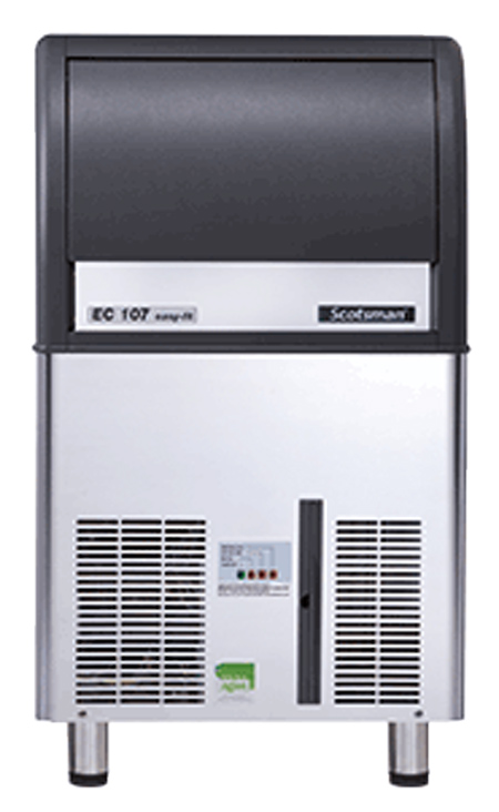 Scotsman ECM 107 AS OX EcoX & SafeX Medium Gourmet Cube Ice Maker with Drain Pump