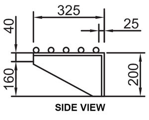 Simply Stainless SS11-2400 SS Pot Shelf