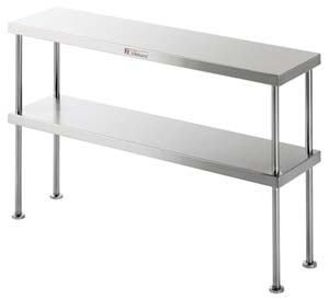 Simply Stainless SS13-1200 2 Tier Shelf