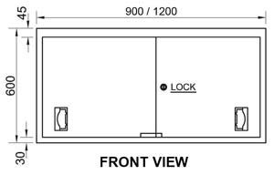 Simply Stainless SS29-1200 Wall Cupboard