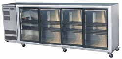SKOPE BB780-4SL-SS 4 Door UB Backbar Fridge