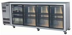 SKOPE BB780-4SL-WH 4 Door UB Backbar Fridge