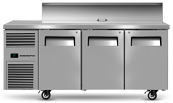 SKOPE ReFlex RF7.PPS.3.SD 3 Solid Door GN Compatible Salad Preparation Fridge