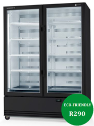 SKOPE SKB1200SS-A ActiveCore 2 Door Stainless Steel Display Refrigerator