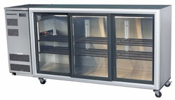 Skope BB580-3SL-SS 3 Door UB Backbar Fridge