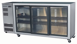 Skope BB580-3SL-WH 3 Door UB Backbar Fridge