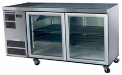 Skope CL400-2SW SS 2 Door Counter Fridge