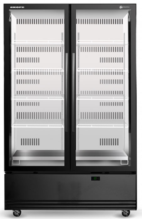 SKOPE SKB1200N-A ActiveCore 2 Door Display Refrigerator