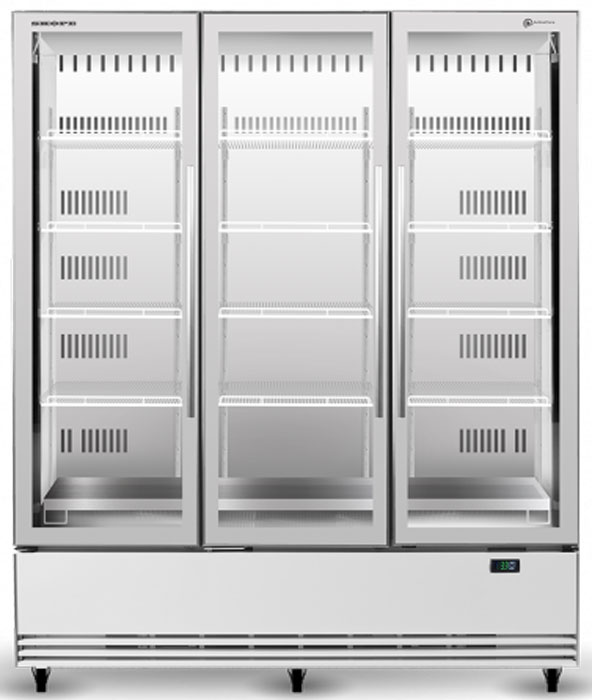 SKOPE SKB1500N-A ActiveCore 3 Door Display Refrigerator