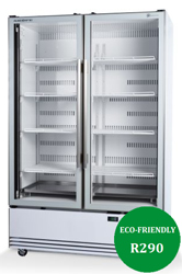 Skope BME1200N-A Active Core 2 Door Display Refrigerator