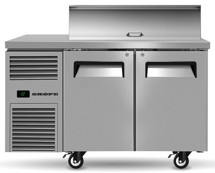 SKOPE ReFlex RF7.PPS.2.SD 2 Solid Door GN Compatible Salad Preparation Fridge