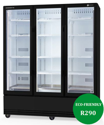 SKOPE SKB1500SS-A ActiveCore 3 Door Stainless Steel Display Refrigerator