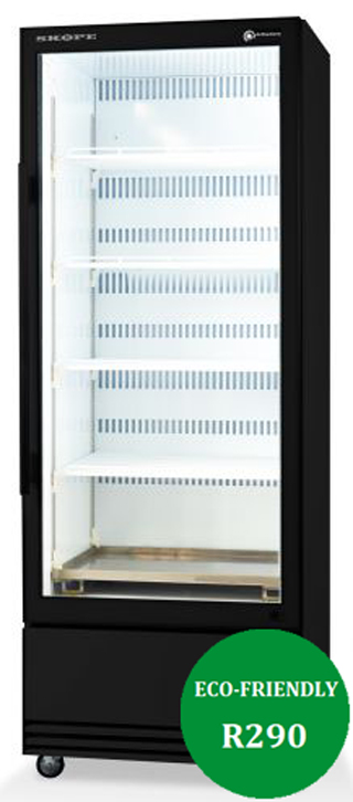SKOPE SKB600SS-A ActiveCore 1 Door Stainless Steel Display Refrigerator